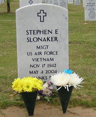 Dad's tombstone at Ft Sam Houston
