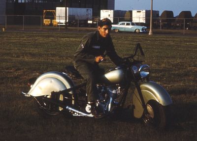 Dad on his Indian
Keywords: dad indian sadie steve slonaker motorcycle bike shreveport barksdale