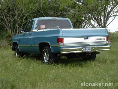 My truck, before it was lowered-photo taken at Edmisten property, Seguin Texas
