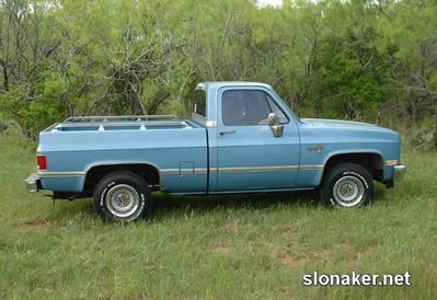 My truck, before it was lowered-photo taken at Edmisten property, Seguin Texas
